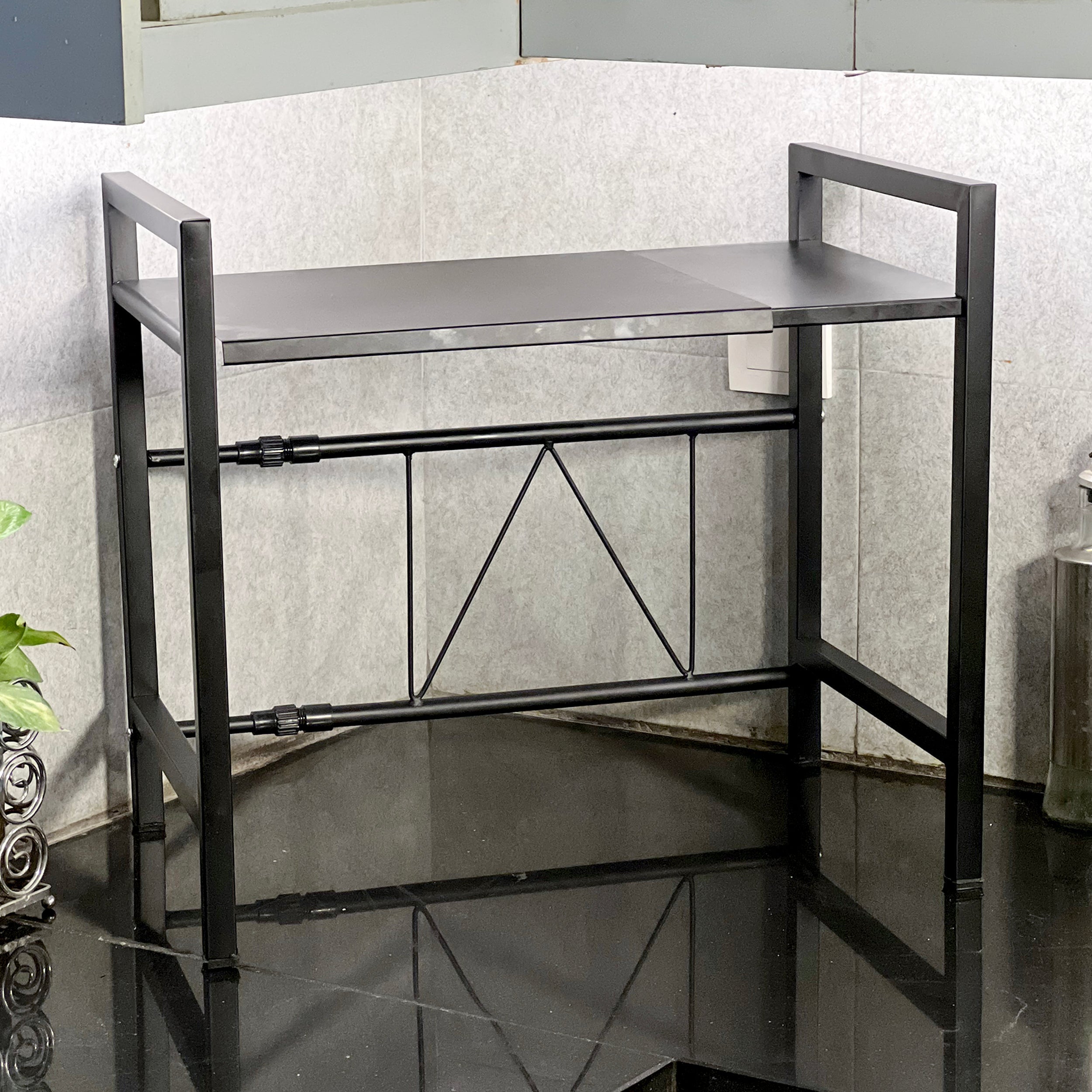 Adjustable Microwave Oven Shelf by Matrix