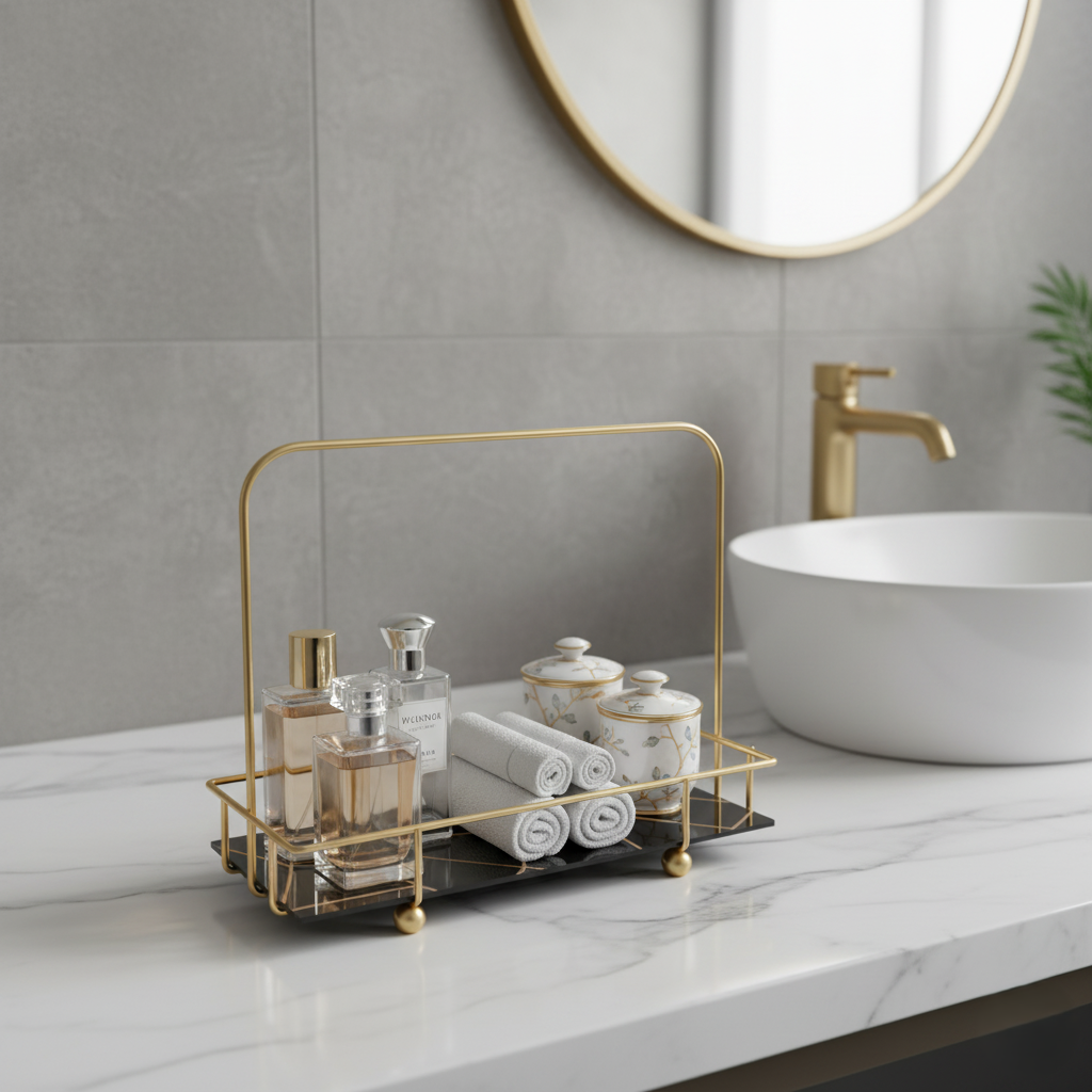 Golden Arc Vanity Stand by Matrix