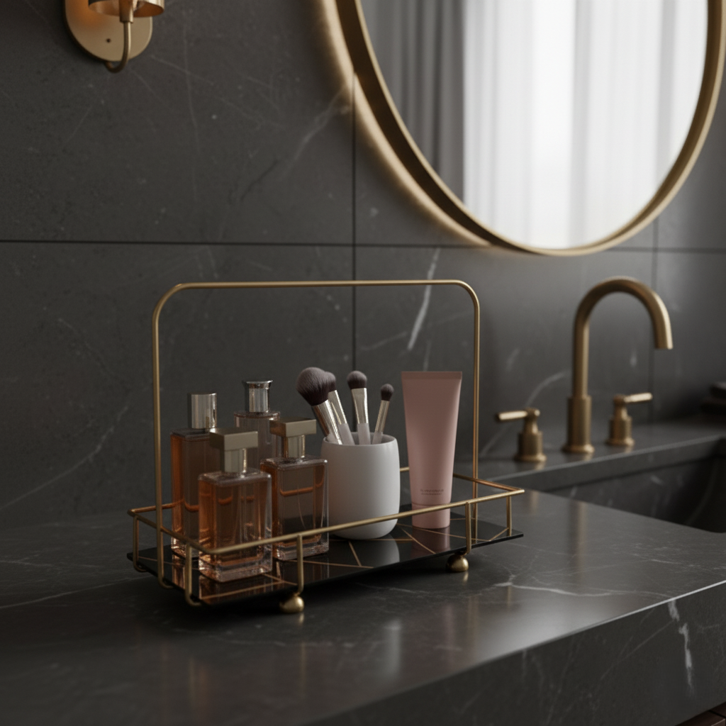 Golden Arc Vanity Stand by Matrix
