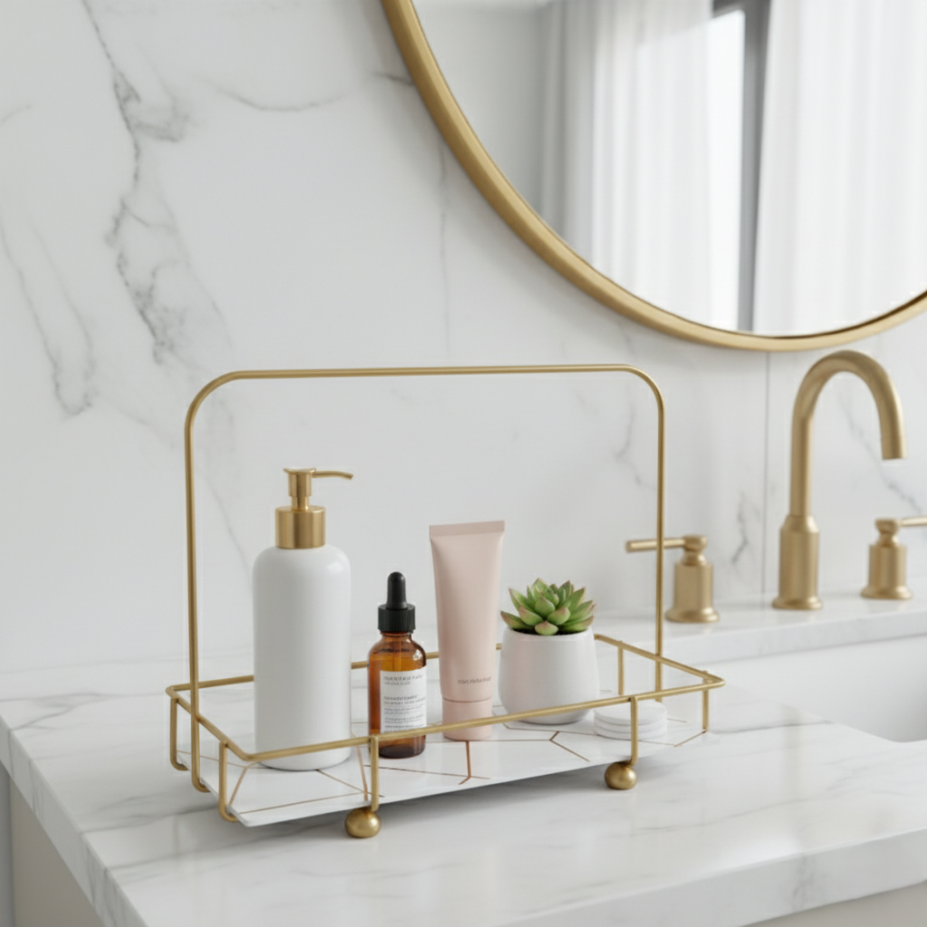 Golden Arc Vanity Stand by Matrix