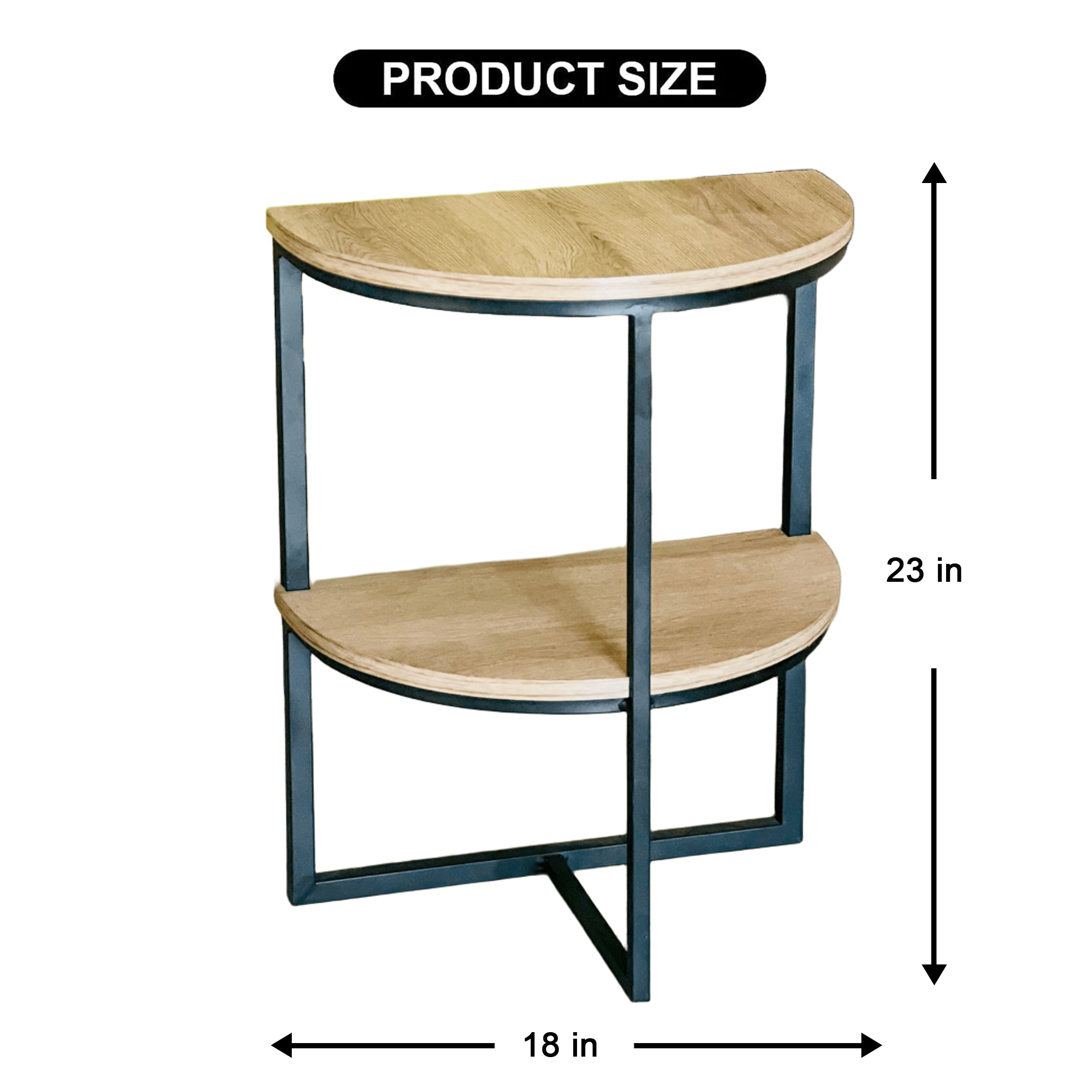 Half-Moon Side Table by Matrix
