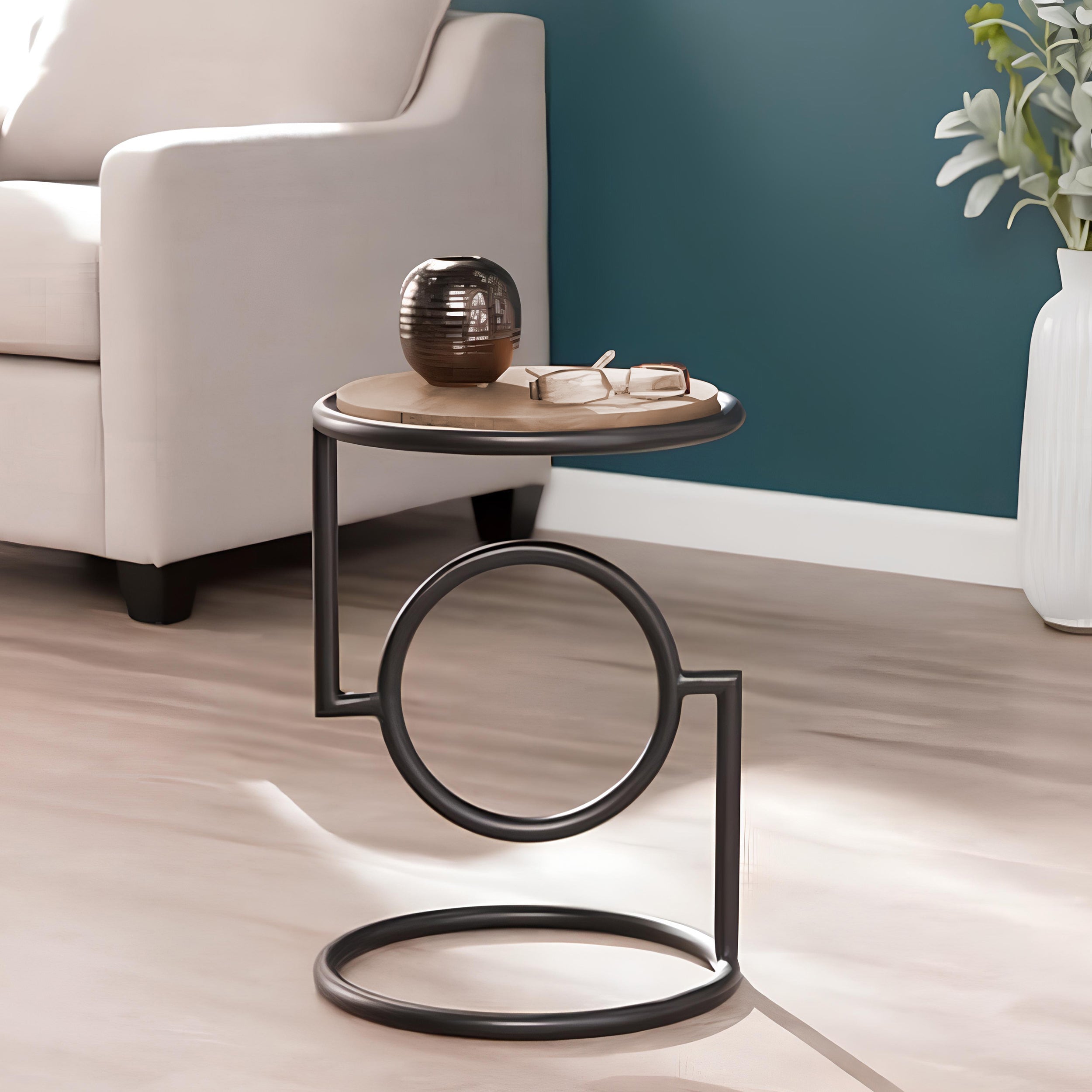 Loop Frame Accent Table by Matrix