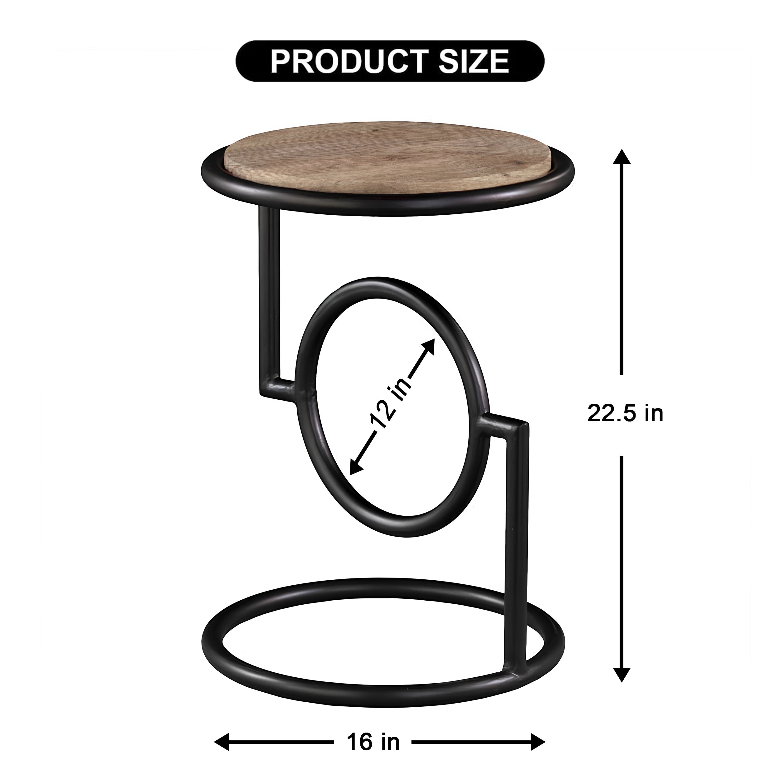 Loop Frame Accent Table by Matrix