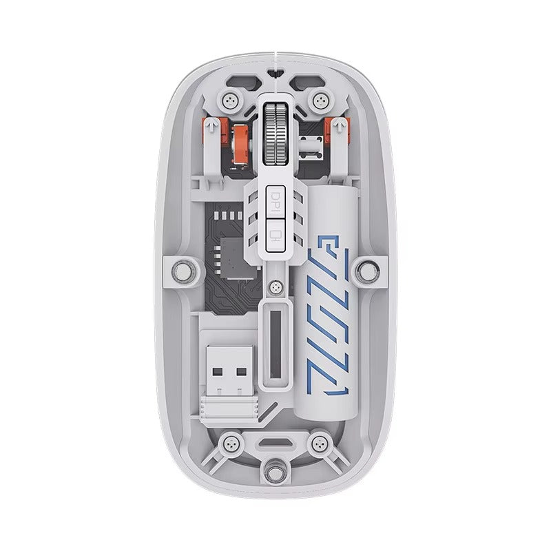 Transparent Wireless Mouse | Dual Mode 2.4G