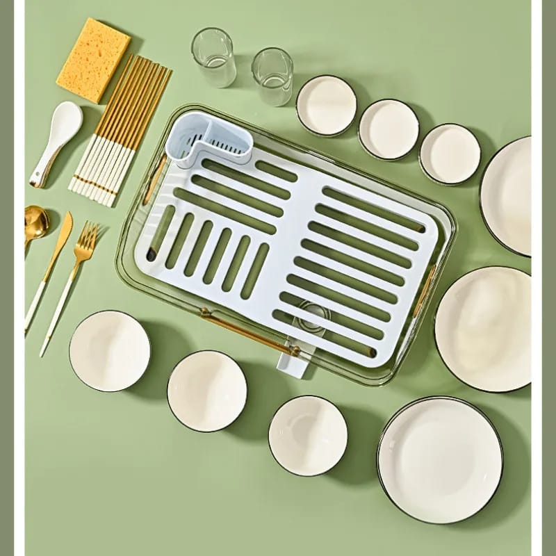 Transparent Dish Drainer Rack