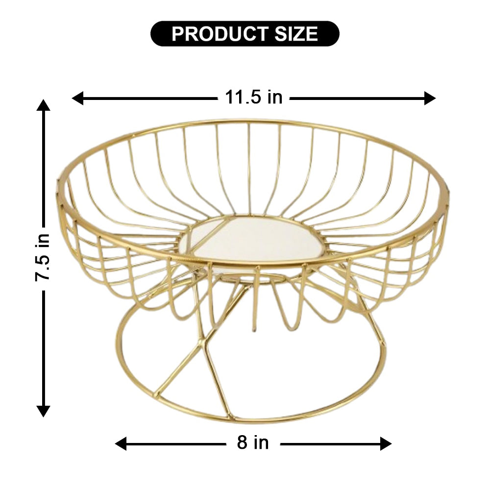Golden Fruits & Snacks Display by Matrix