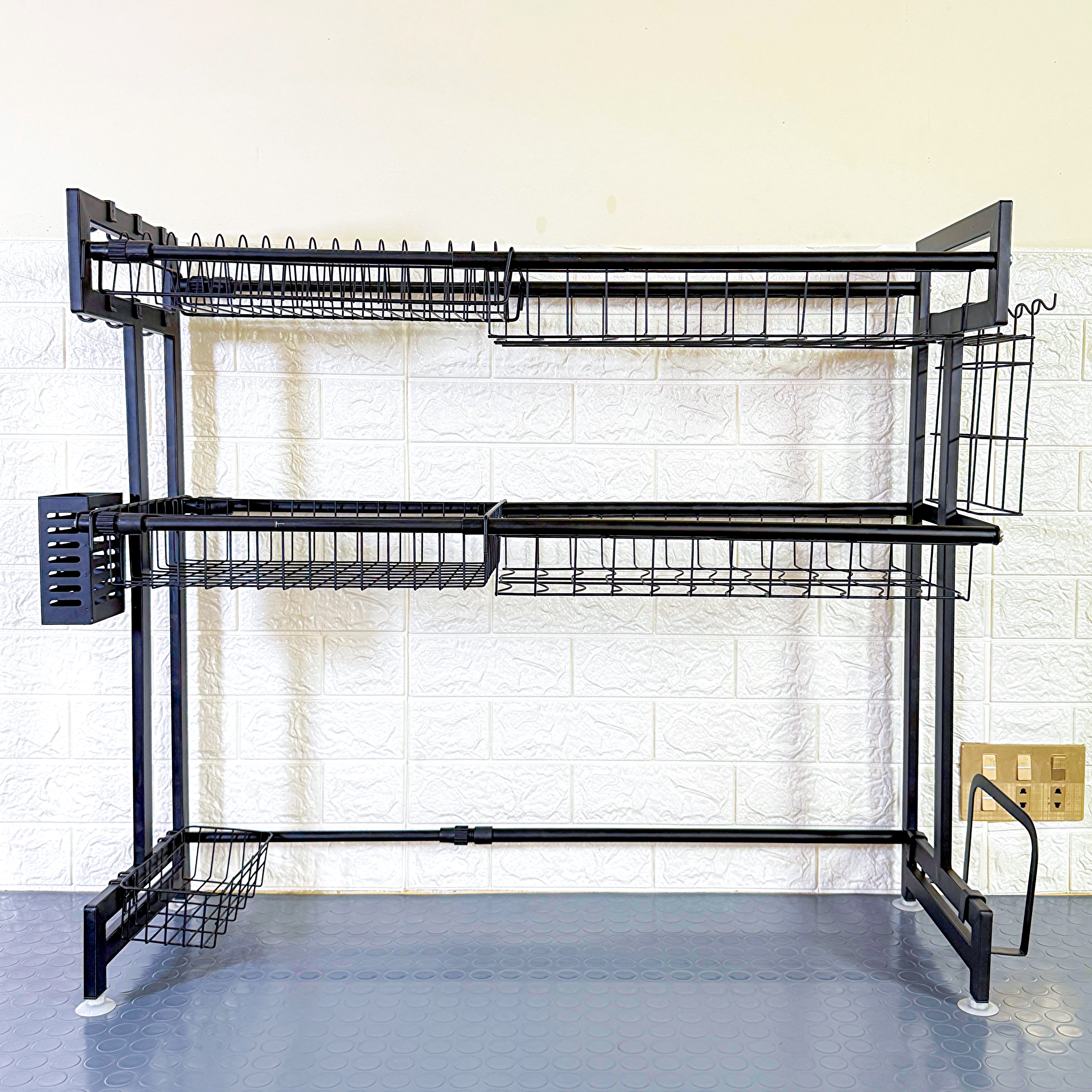 OverSink Dish Drying Rack By Matrix | Expandable 2-Tier