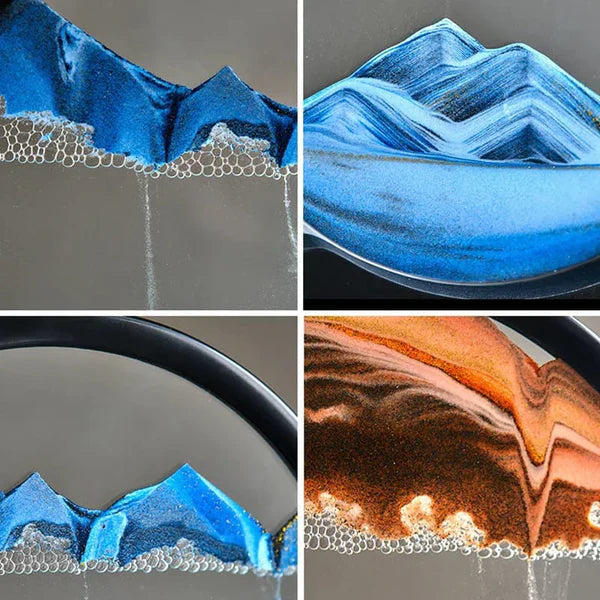 Sandscape Moving Round Glass
